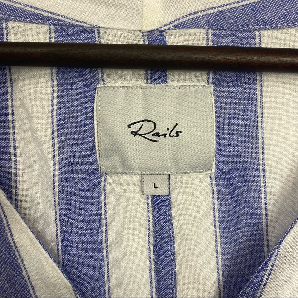 Rails Thea Button Down Top Tie Up In Pacifica Str… - image 4